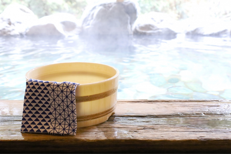 The state of the hot spring