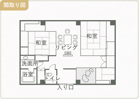 Large Japanese-style room