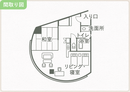 Japanese and Western style room C type